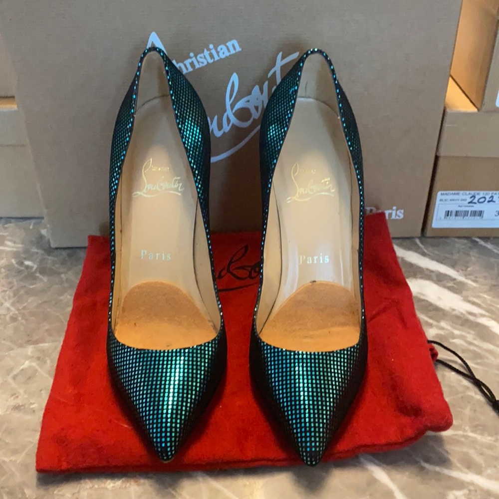Christian Louboutin Pigalle 120 Suede Pump